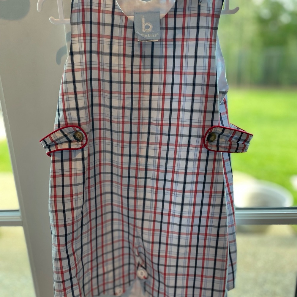 Bella Bliss Red White and Blue Short Jon Jon